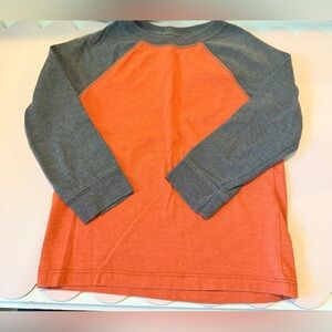 Cat & Jack Orange and Gray Long Sleeve Tee 3T t-shirt